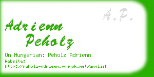 adrienn peholz business card